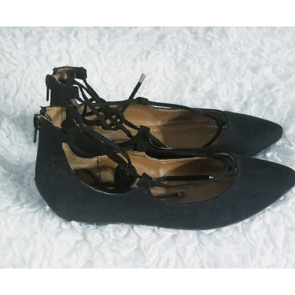 ANKLE WRAP BALLET FLAT - Picture 5 of 10